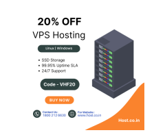 Host.co.in Deal | 20% OFF VPS Hosting | SSD Storage